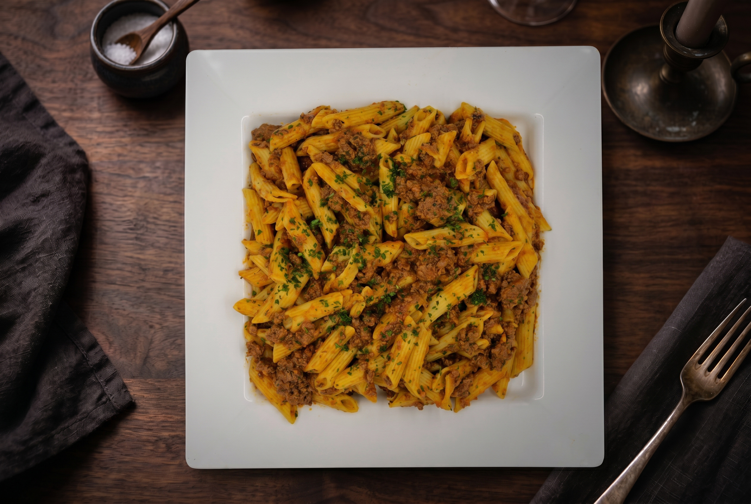 Penne bolognese